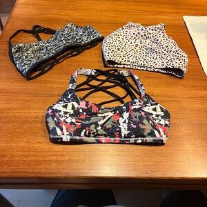 lululemon athletica Leopard Print and Abstract Sports Bras